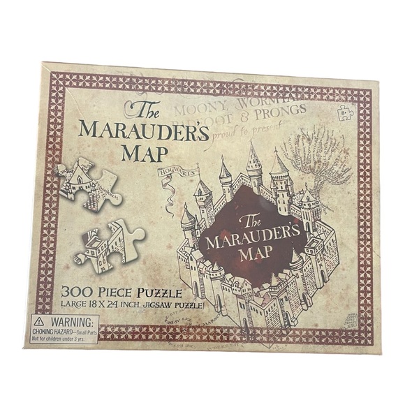 Warner Bros. Games The Marauders Map Hogwarts Harry Potter 30 Piece